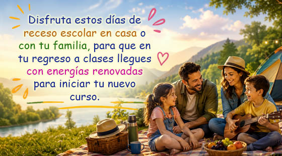 Feliz receso académico
